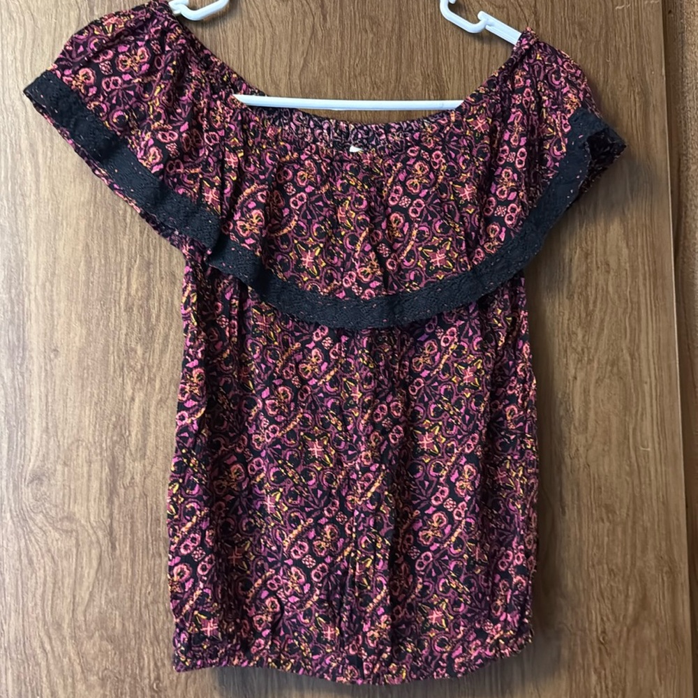 Floral Off-Shoulder Top - Mossimo Supply Co